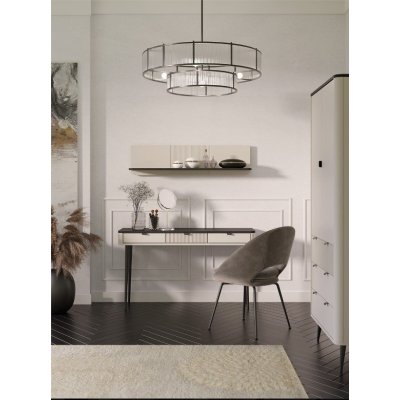 Witryna Regał Szklany na Nożkach Kaszmir