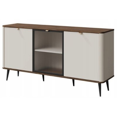 Komoda Trzydrzwiowa z Barkiem Nowoczesna Kaszmir