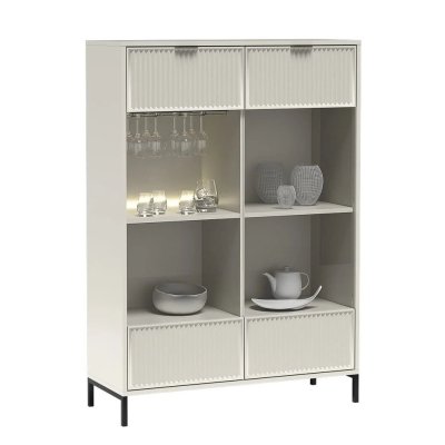 Stylowe meble z frezowanymi frontami i elegancją do nowoczesnych wnętrz