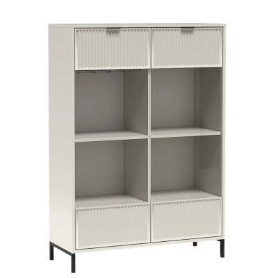 Stylowe meble z frezowanymi frontami i elegancją do nowoczesnych wnętrz