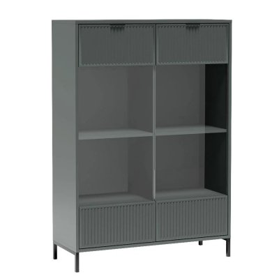 Stylowe meble z frezowanymi frontami i elegancją do nowoczesnych wnętrz