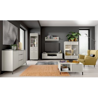 Stylowe meble z frezowanymi frontami i elegancją do nowoczesnych wnętrz