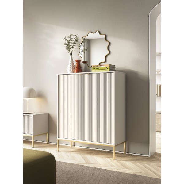 Komoda Wysoka Nowoczesna do Salonu i Sypialni Cosmo