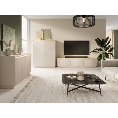 Nowoczesna trzydrzwiowa komoda do salonu Roya