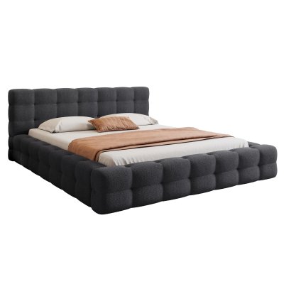 Łóżko tapicerowane Amaros z pojemnikiem na pościel