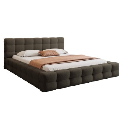 Łóżko tapicerowane Amaros z pojemnikiem na pościel