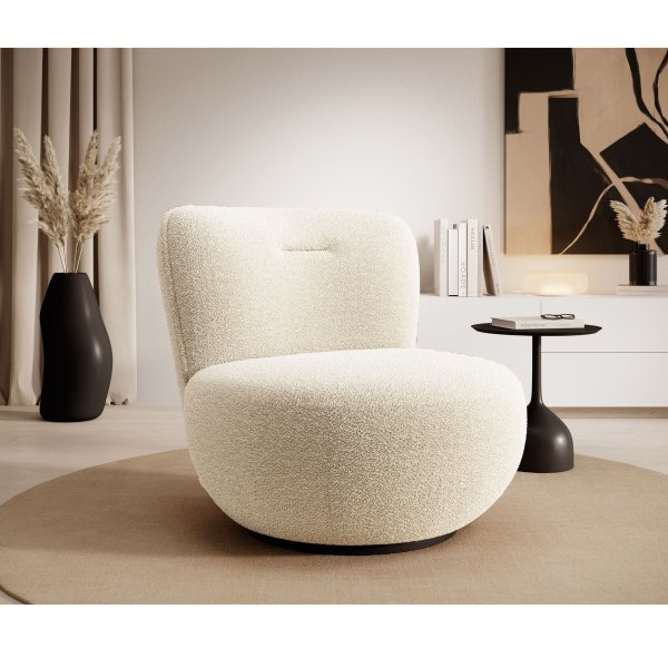 Fotel do Salonu Biurowy  Wypoczynkowy Obrotowy do Czytania Komfort Wygoda