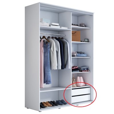 Szafa pojemna do sypialni Aston