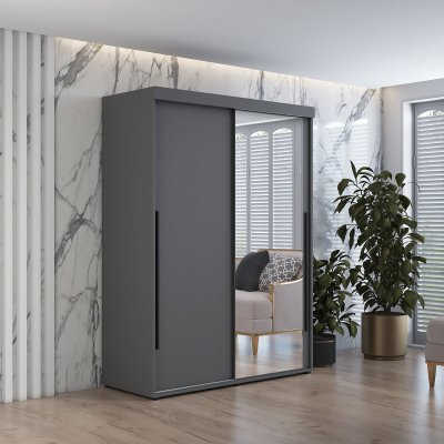 Szafa z Lustrem do Sypialni Pojemna