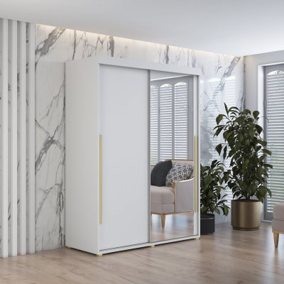 Szafa z Lustrem do Sypialni Pojemna