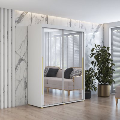 Szafa z Lustrem do Sypialni Pojemna