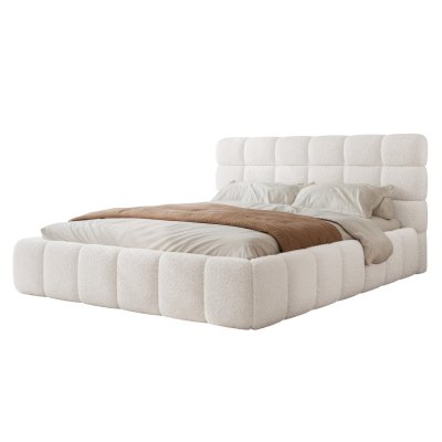 Łóżko tapicerowane z pojemnikiem na pościel Inferno