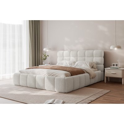 Łóżko tapicerowane z pojemnikiem na pościel Inferno