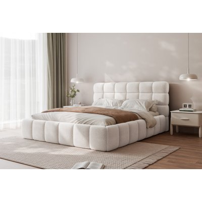 Łóżko tapicerowane z pojemnikiem na pościel Inferno