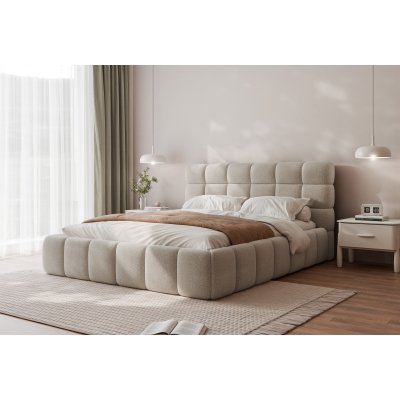 Łóżko tapicerowane z pojemnikiem na pościel Inferno