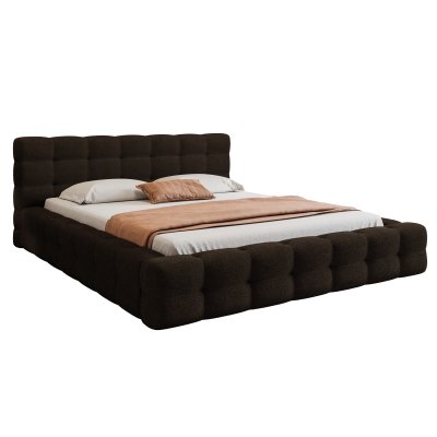 Łóżko tapicerowane Amaros z pojemnikiem na pościel