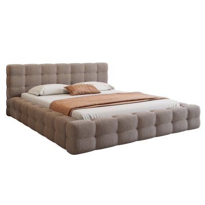 Łóżko tapicerowane Amaros z pojemnikiem na pościel